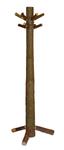 Rustic Hickory Twig Coat Rack Hall Tree